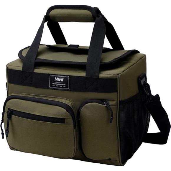 MIER Leakproof Insulated Cooler Lunch Bag for Men Women 30